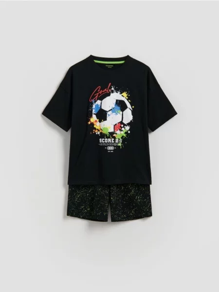 Пижама Reserved черная