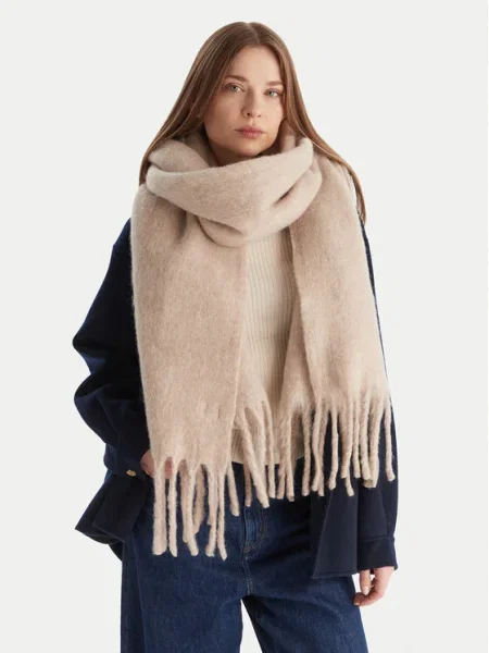 Šál Calvin Klein šedý