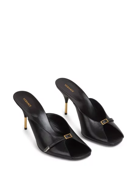 Sandale Versace cu cataramă negru