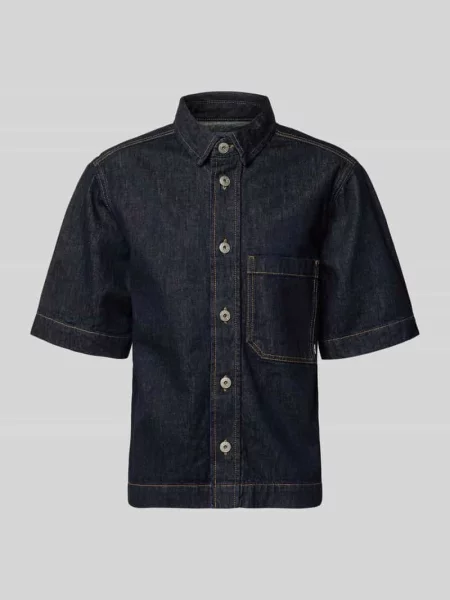 Koszula jeansowa o kroju regular fit z brustaszą Review