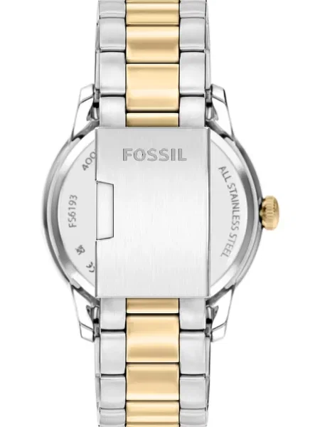 FOSSIL Ceas analogic TOWNSMAN BIG TIC auriu / argintiu