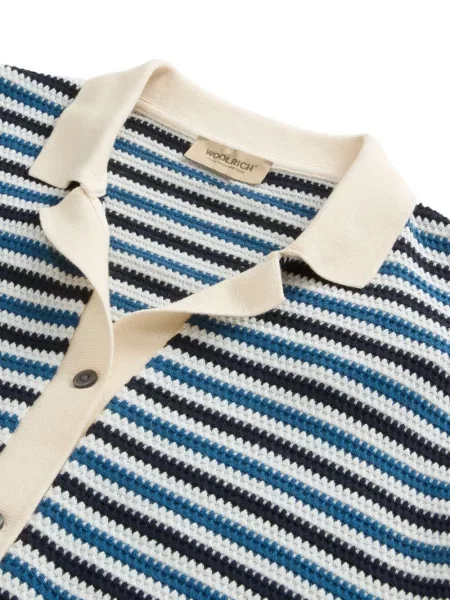 Cămașă Woolrich cu dungi albastru