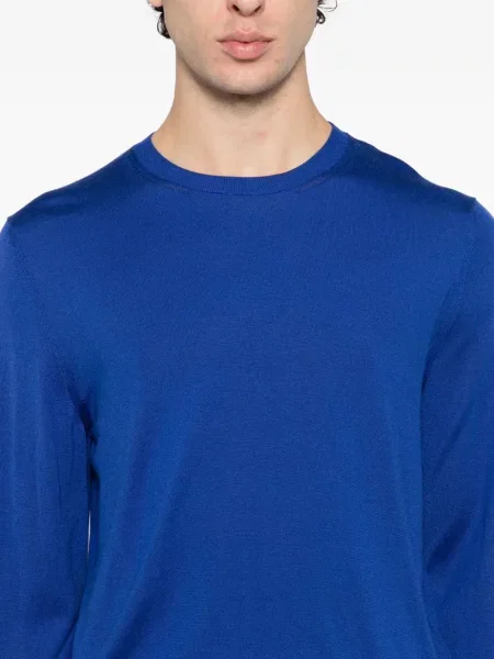Tricou Tom Ford de mătase albastru