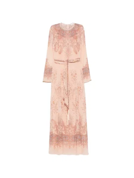 Rochie Zimmermann cu imagine cu model paisley roz