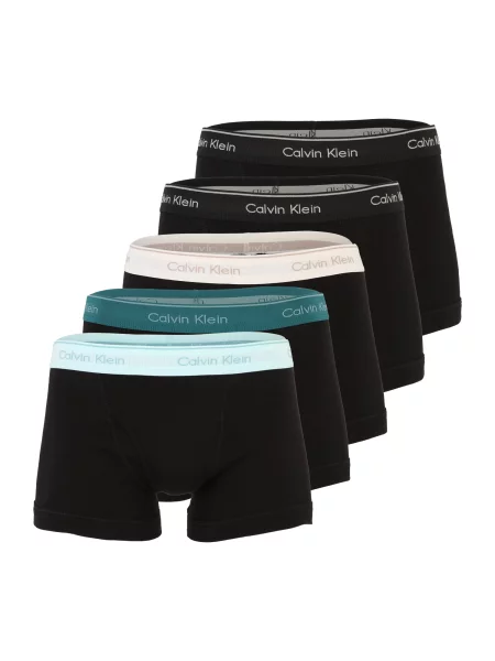 Calvin Klein Underwear Boksarice nebeško modra / smaragd / pastelno roza / črna bela