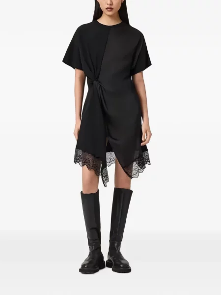 Rochie Allsaints din dantelă negru