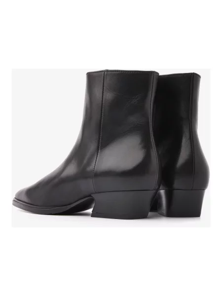 Buty do kostki Via Vai skórzane czarne