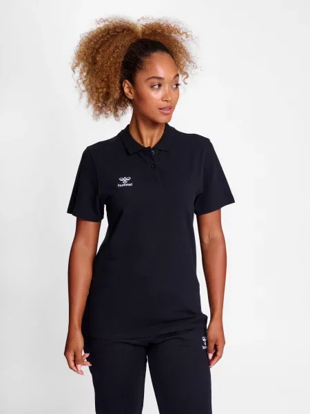 Koszulka polo Hummel Go czarna