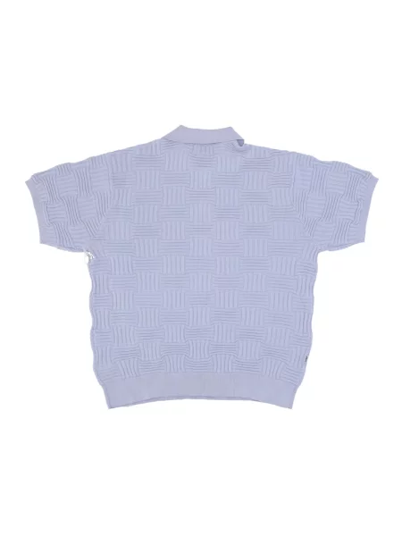 Koszulka polo Obey z krótkim rękawem niebieska