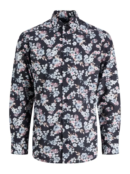 Jack & Jones Premium Cămașă JPRBLAPARKER bleumarin / pastel / roz pastel albastru