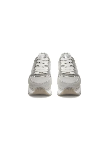 Sneakersy Nine West stříbrné
