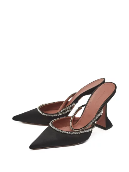 Papuci tip mules Amina Muaddi negru