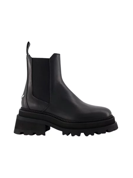 Botki Zadig & Voltaire skórzane czarne