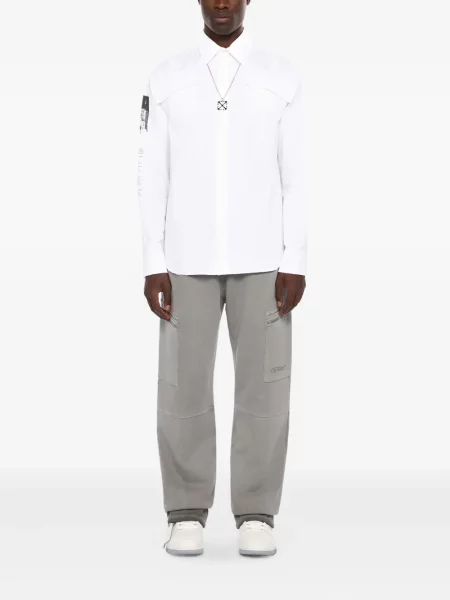 Cămașă Off-white din poplin alb