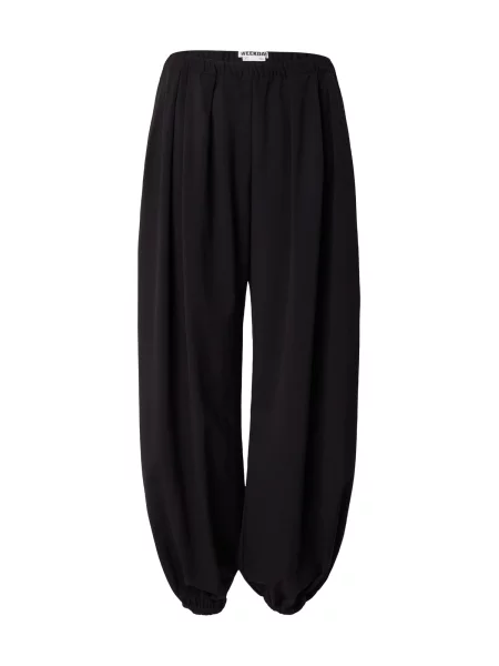 WEEKDAY Pantaloni cutați Alin' negru