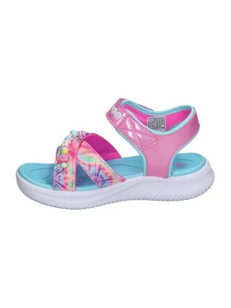 Sandále Skechers ružová