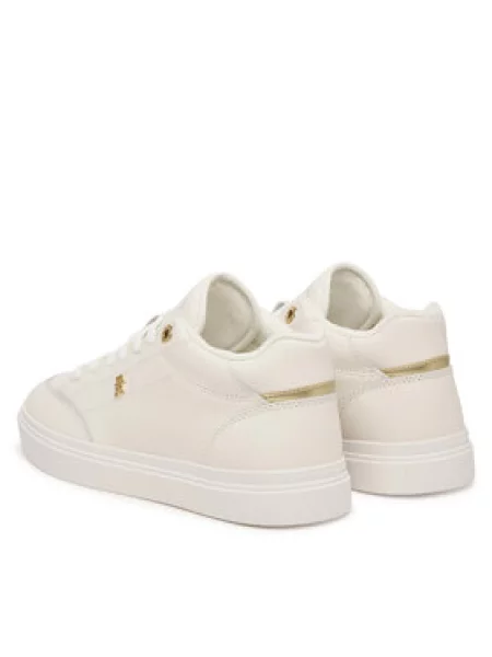 Tommy Hilfiger Laisvalaikio batai Th Chic Cupsole Mc balta