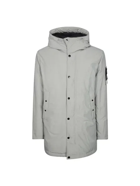 Płaszcz Stone Island z kamieniami beżowy