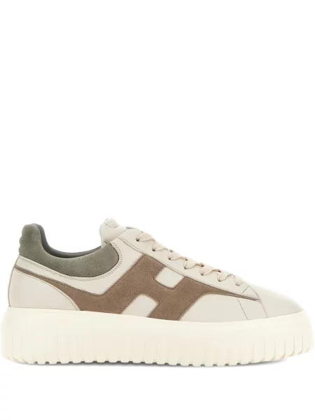 Sneakerși Hogan cu dungi cu platformă