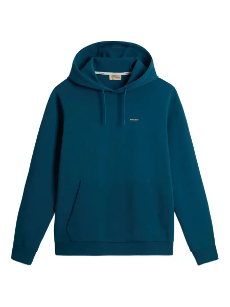 Hanorac cu glugă Woolrich albastru