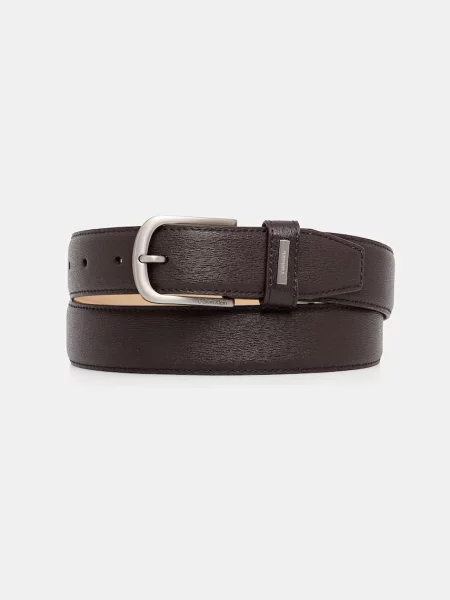 Calvin Klein pas usnjen rjava
