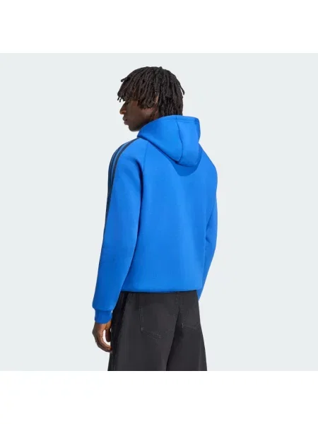 Mikina s kapucí Adidas bílá