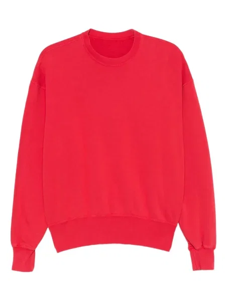 Długa bluza Kuro z okrągłym dekoltem czerwona