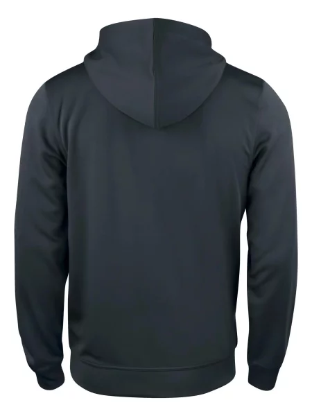 Clique Basic Active Hoody Full Zip – bluza z kapturem na czarna