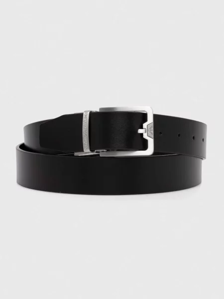 Emporio Armani Pánsky opasok čierna