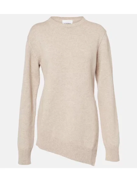 Pulover Jil Sander de lână bej