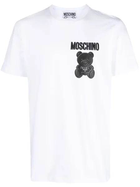 Tricou Moschino cu imagine alb