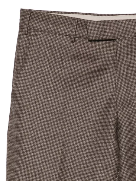 Kalhoty Pt Torino s pepito vzorem hnědé