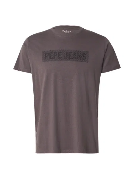 Pepe Jeans Tricou gri închis negru