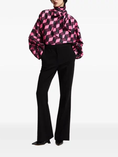 Pantaloni Essentiel Antwerp evazate negru