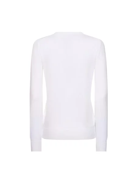 Dzianinowy sweter Michael Kors biały
