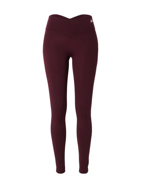 NEBBIA Športne hlače temno rdeča bela