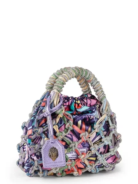 Kurt Geiger Geantă pe umăr MACRAME CRYSTAL violet
