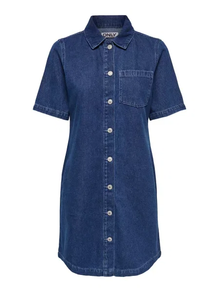 ONLY Rochie tip bluză ONLMILLE denim albastru