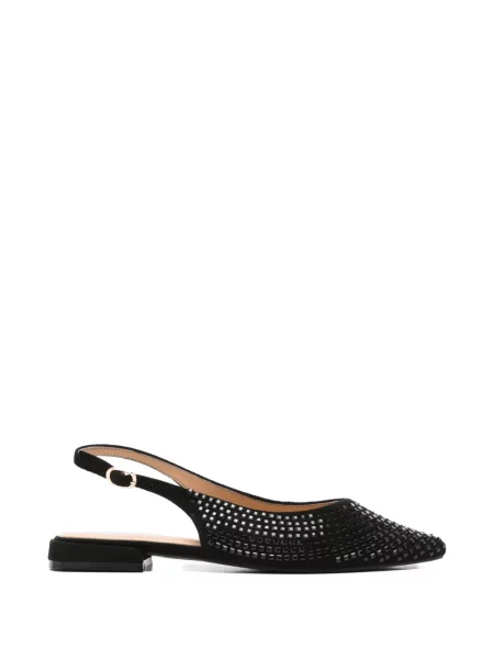 Pantofi cu toc Keys cu tepi negru