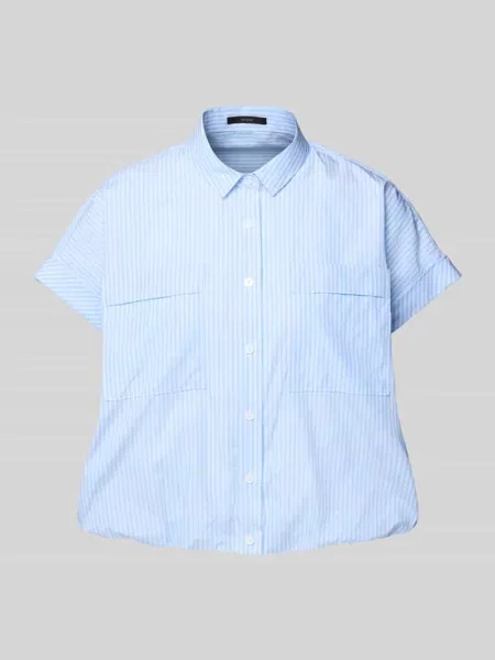 Bluzka koszulowa o kroju relaxed fit z nakładanymi na piersi Windsor