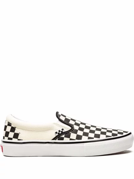 Sneakerși Vans slip-on alb