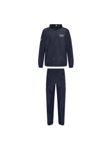 Emporio Armani Dres Granatowy niebieski