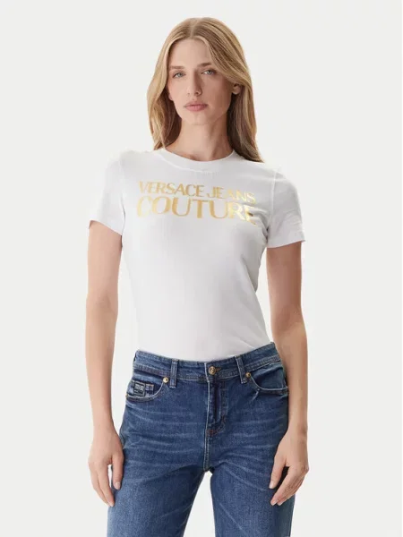 Versace Jeans Couture T-Shirt λευκό