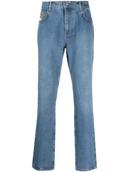 Ursuleț de pluș blugi skinny Moschino cu imagine skinny fit albastru