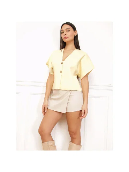 Pulover La Modeuse galben