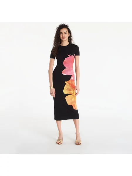 Φόρεμα Desigual Vest Montana Dress Black L μαύρο