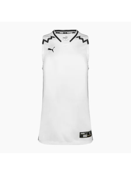 Baschet tricou Puma din jerseu alb