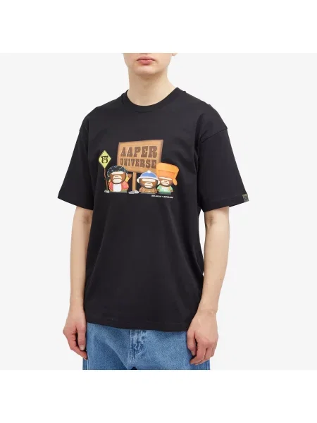 Koszulka Aape By A Bathing Ape czarna