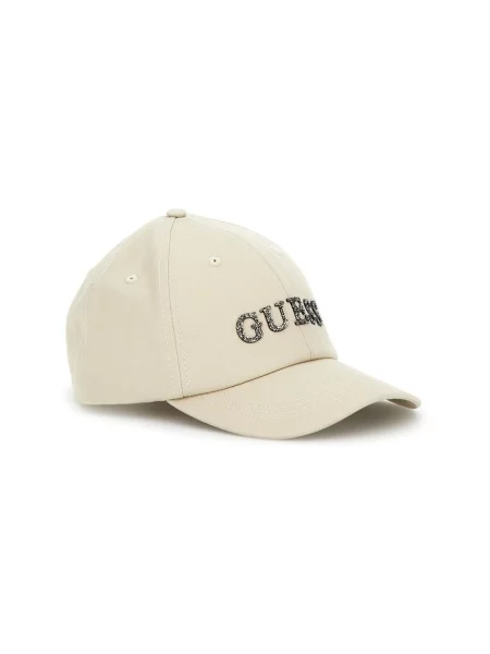 GUESS Čiapka sivá béžová
