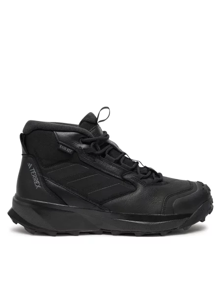 Παπούτσια πεζοπορίας adidas Terrex Winter Boot Mid Leather μαύρο